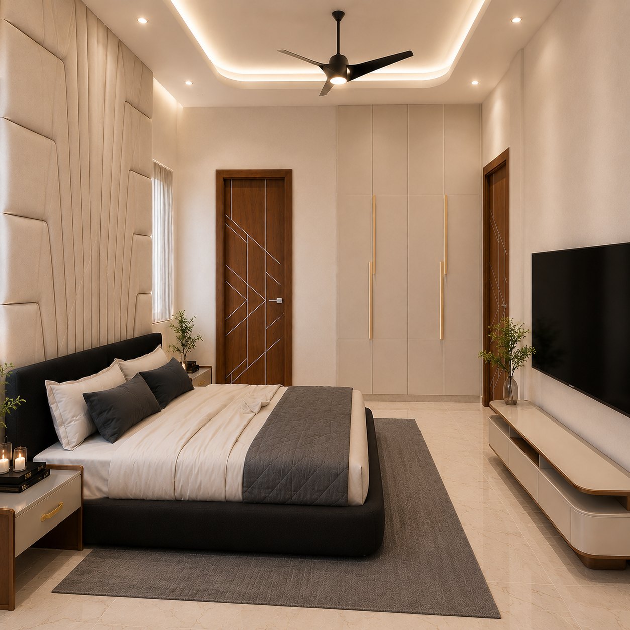 Premium bedroom interior