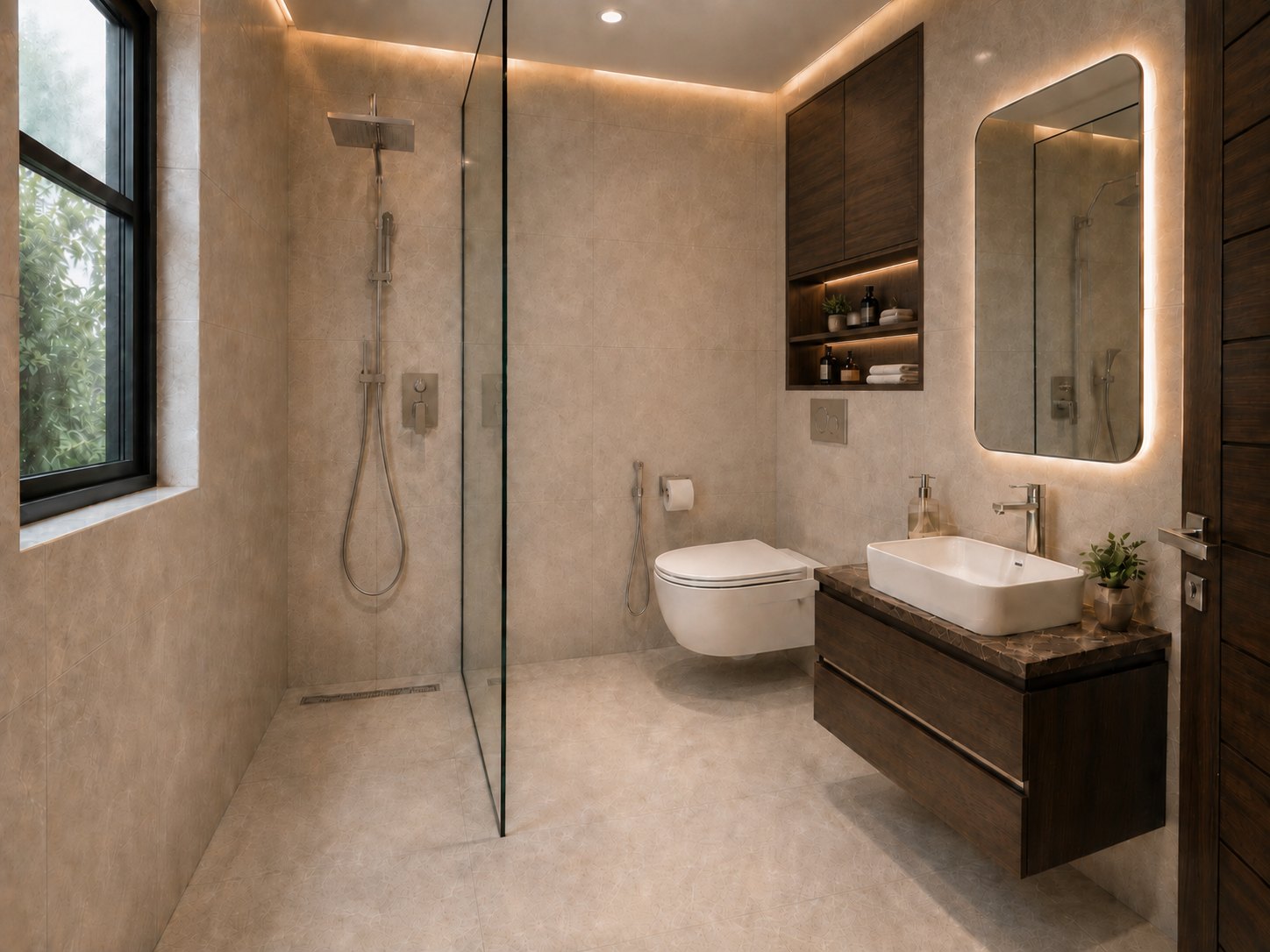 Modern bathroom design